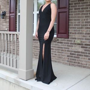 black prom dress